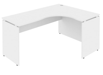Письменный стол Л.СА-4П 1580х1200х755 мм. Белый в Тюмени