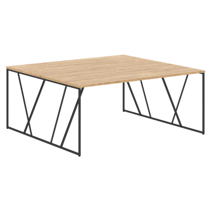 Двойной стол LOFTIS Дуб Бофорд  LWST 1716 (1760х1606х750) в Заводоуковске - изображение
