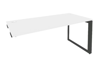 Стол приставной к тумбе O.MO-SPR-4.7 Антрацит/Белый бриллиант в Тюмени