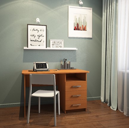 Письменный стол СТ105, Клен Ванкувер в Тюмени - изображение