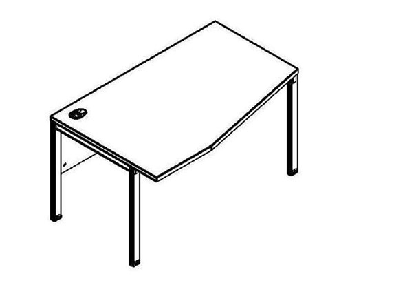 Письменный стол XMCT 149L, левый, 1400х900х750 в Тюмени - изображение