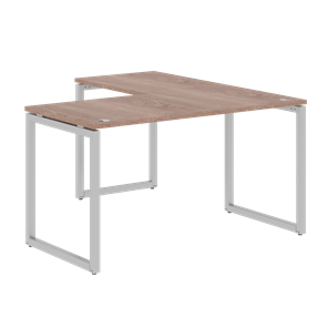 Письменный стол угловой левый XTEN-Q Дуб-сонома- серебро XQCT 1415 (L) (1400х1500х750) в Тобольске