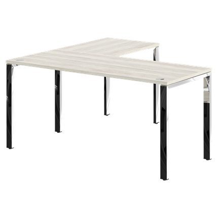 Письменный угловой  стол для персонала правый XTEN GLOSS Сосна Эдмонд XGCT 1615.1 (R) (1600х1500х750) в Заводоуковске - изображение