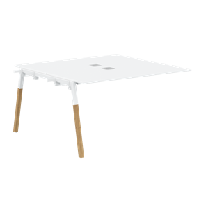 Переговорный стол FORTA Белый-Белый-Бук FIWST 1313 (1380х1346х733) в Ишиме