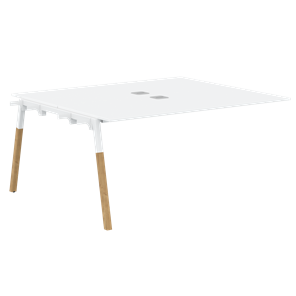 Переговорный стол FORTA Белый-Белый-Бук FIWST 1513 (1580х1346х733) в Ишиме