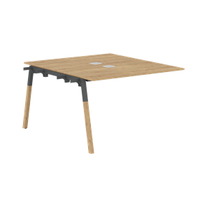 Переговорный стол FORTA Дуб Гамильтон-Черный графит-Бук FIWST 1113 (1180х1346х733) в Тюмени