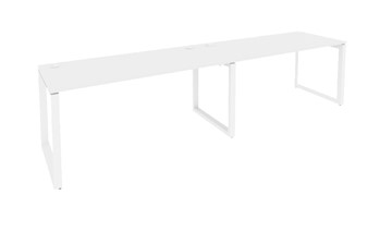Письменный стол O.MO-RS-2.4.8, Белый/Белый бриллиант в Тюмени