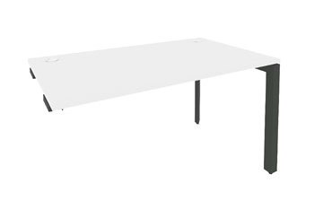 Приставной стол к тумбе O.MP-SPR-3.8 Антрацит/Белый бриллиант в Тюмени