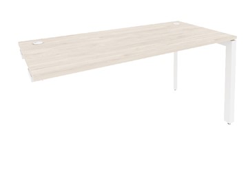 Приставной стол к тумбе O.MP-SPR-4.7 Белый/Денвер светлый в Тюмени