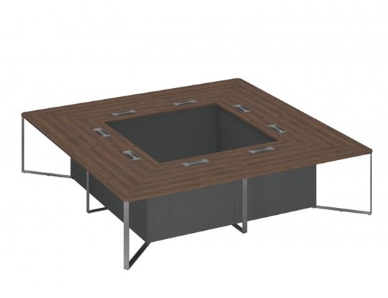 Составной стол 320 для переговоров Speech Cube (320x320x75.6) СП 118 ДГ АР ХР в Тюмени - изображение