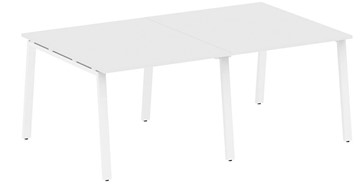 Переговорный стол БА.ПРГ-2.1, Белый/Белый в Тюмени