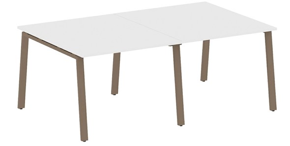 Конференц-стол БА.ПРГ-2.1, Белый/Мокко в Тюмени - изображение