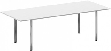 Конференц-стол переговорный Metal system direct БП.ПРГ-240 Белый в Тюмени