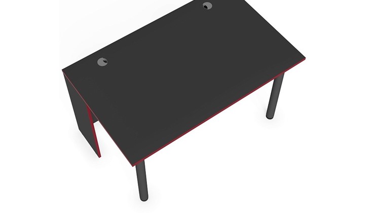 Стол компьютерный SKILLL SSTG 1385.1 , (1360x850x750), Антрацит/ Красный в Заводоуковске - изображение 3