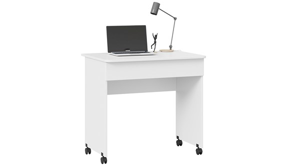 Офисный стол Diamond тип 2 (Белый) в Тюмени - изображение