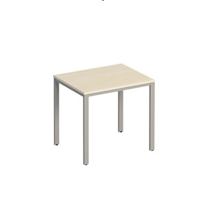 Стол письменный на металлокаркасе Комфорт МП2, белый премиум (84.4x67x75) К 160 в Тюмени