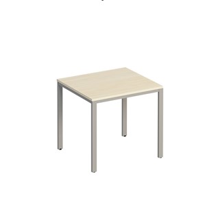 Стол письменный на металлокаркасе Комфорт МП2, белый премиум (84.4x75x75) К 180 в Тюмени