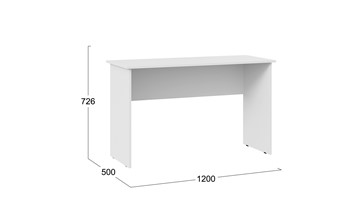 Офисный стол Тип 14, 1200 (Белый Ясень) в Тюмени - предосмотр 2