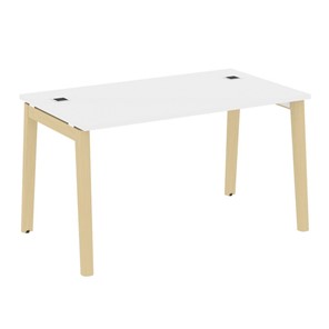 Стол для руководителя Onix Wood Direct OW.SRR-3.8, Белый Бриллиант/Дуб Светлый в Тюмени
