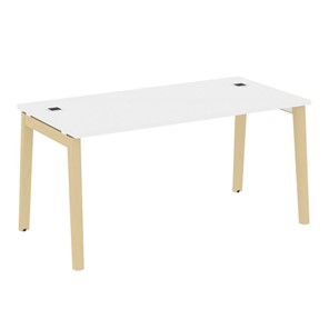 Стол для руководителя Onix Wood Direct OW.SRR-4.8, Белый Бриллиант,/Дуб Светлый в Тюмени