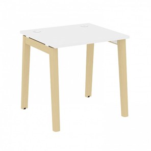 Стол для офиса Onix Wood OW.SP-0.8, Белый Бриллиант/Дуб Светлый в Тюмени