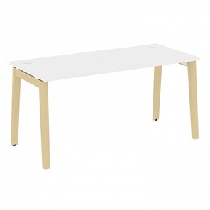 Стол для офиса Onix Wood OW.SP-4.7, Белый Бриллиант/Дуб светлый в Тюмени