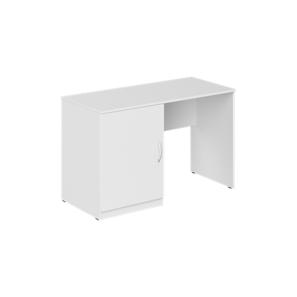 Стол с местом для холодильника KANN KTFD 1255 L  Левый 1200х550х750 мм. Белый в Заводоуковске - изображение