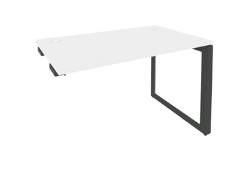 Стол приставной к тумбе O.MO-SPR-2.8 Антрацит/Белый бриллиант в Тюмени