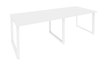 Конференц-стол для переговоров O.MO-PRG-2.2 Белый/Белый бриллиант в Заводоуковске
