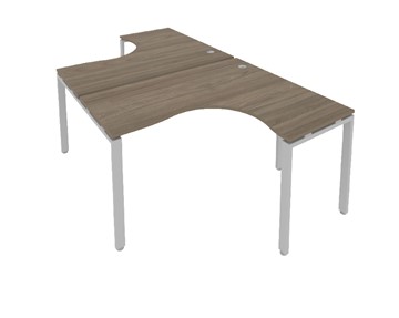 Письменный стол Metal System БП.РАС-СА-2.4 Вяз/Серый в Тюмени