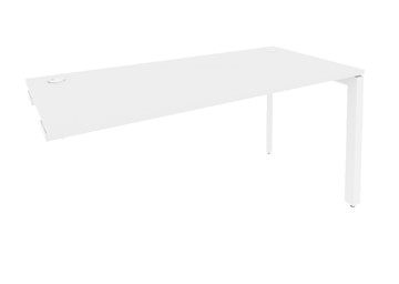 Стол приставной к тумбе O.MP-SPR-4.7 Белый/Белый бриллиант в Тюмени