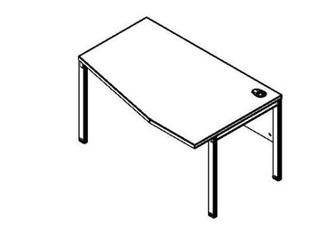Эргономичный стол XMCT 149R, правый, 1400х900х750 в Тюмени