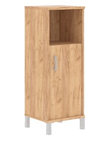 Шкаф для офиса Born В 421.2 R правый колонка средняя с глухой малой дверью 475х450х1286 мм, Дуб Бофорд в Тюмени