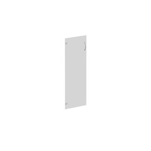 Дверь стеклянная средняя прозрачная Комфорт 40x0.4x116 (1шт.) К 623 в Тюмени