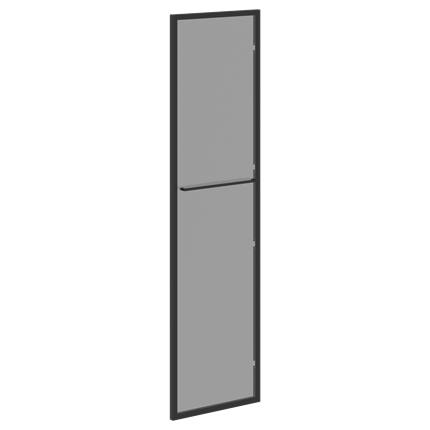 Дверь стеклянная в рамке правая LOFTIS Дуб Бофорд LMRG 40 R (790х20х1470) в Заводоуковске - изображение