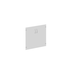 Двери стеклянные низкие прозрачные Комфорт 40x0.4x76 (2шт.) К 622 в Тюмени