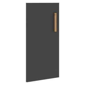 Низкая дверь для шкафа левая FORTA Черный ГрафитFLD 40-1(L) (396х18х766) в Тюмени
