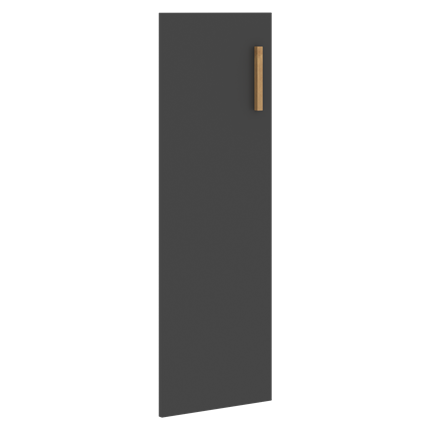 Средняя дверь для шкафа левая FORTA Черный Графит FMD40-1(L) (396х18х1164) в Заводоуковске - изображение