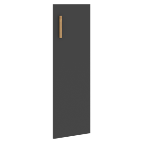 Дверь для шкафа средняя правая FORTA Черный Графит FMD40-1(R) (396х18х1164) в Тюмени