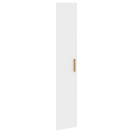 Высокая дверь для шкафа универсальная FORTA Белый FHD 40-1 (396х18х1932) в Заводоуковске - изображение
