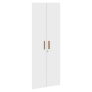 Двери для шкафов высокие с замком FORTA Белый FHD 40-2(Z)  (794х18х1932) в Тюмени