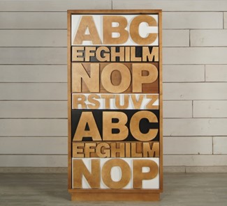 Комод Alphabeto Birch (AN-09ETG/4) в Тобольске