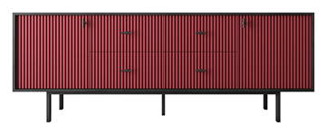 Комод с ящиками и дверцами Emerson (EM19/red/L) в Тюмени - предосмотр