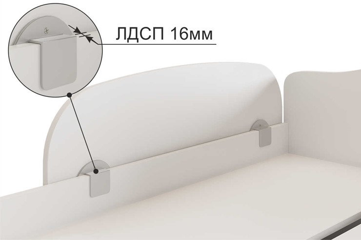 Ограничитель для кровати Белый (XYZ-123.0133) в Тюмени - изображение 2