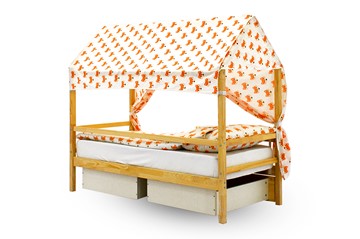 Крыша текстильная для кровати-домика Svogen (лисички) в Тюмени - предосмотр 2