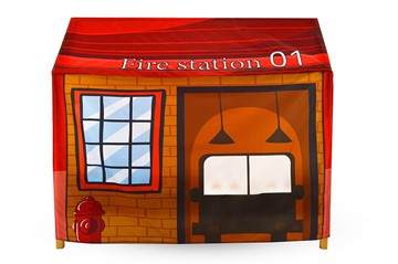 Игровая накидка для кровати-домика Svogen «Пожарная станция» в Тюмени - предосмотр