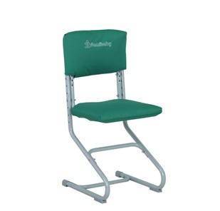 Комплект чехлов на сиденье и спинку стула СУТ.01.040-01 Зеленый, ткань Оксфорд в Тюмени