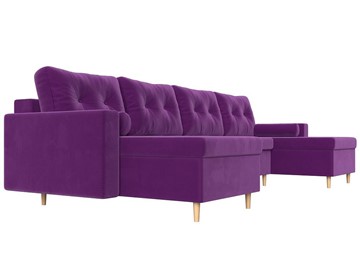 Большой П-образный диван Белфаст, Фиолетовый (Микровельвет) в Тюмени - предосмотр 6