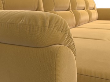 Большой П-образный диван Бостон, Желтый (микровельвет) в Ишиме - предосмотр 5