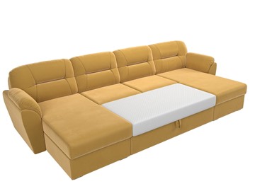 Большой П-образный диван Бостон, Желтый (микровельвет) в Заводоуковске - предосмотр 8